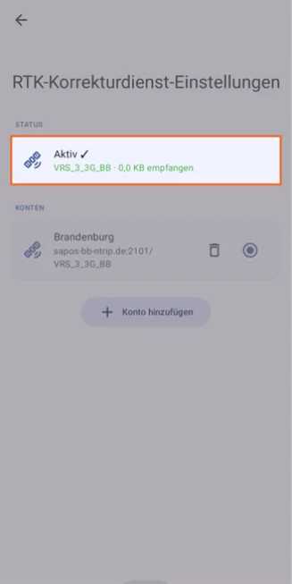 Screenshot - SAPOS Korrekturdienst in POIApp einrichten - Android - Schritt 6