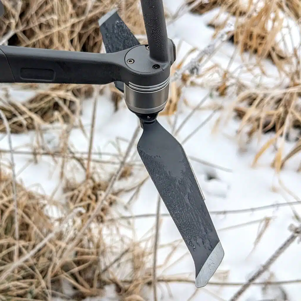 Bild Drohne - Propeller - Winterbetrieb