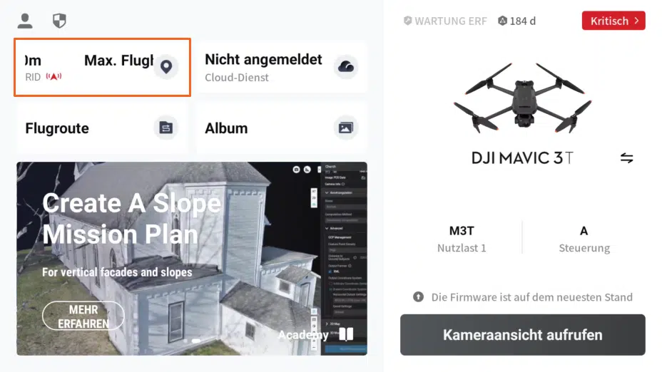 Geozonenkarte