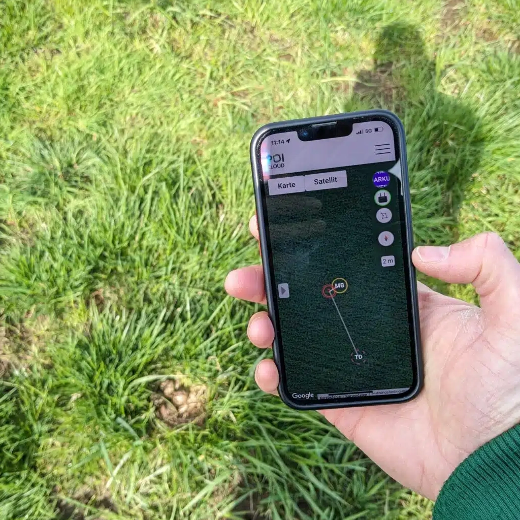 POIApp auf dem Smartphone